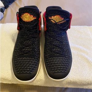 Jordan XXXII Chinese New Year (2018) Size 12 Preowned Black.